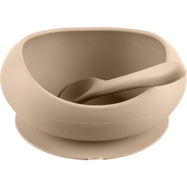 Zopa Zopa Silicone Tableware Set komplet pribora za jelo Sand Beige 1 kom