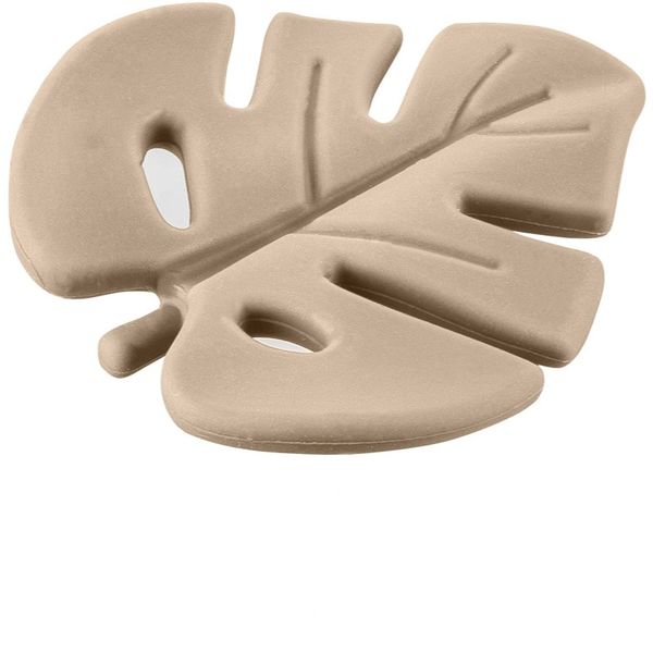 Zopa Zopa Silicone Teether Leaf grickalica za bebe Sand Beige 1 kom
