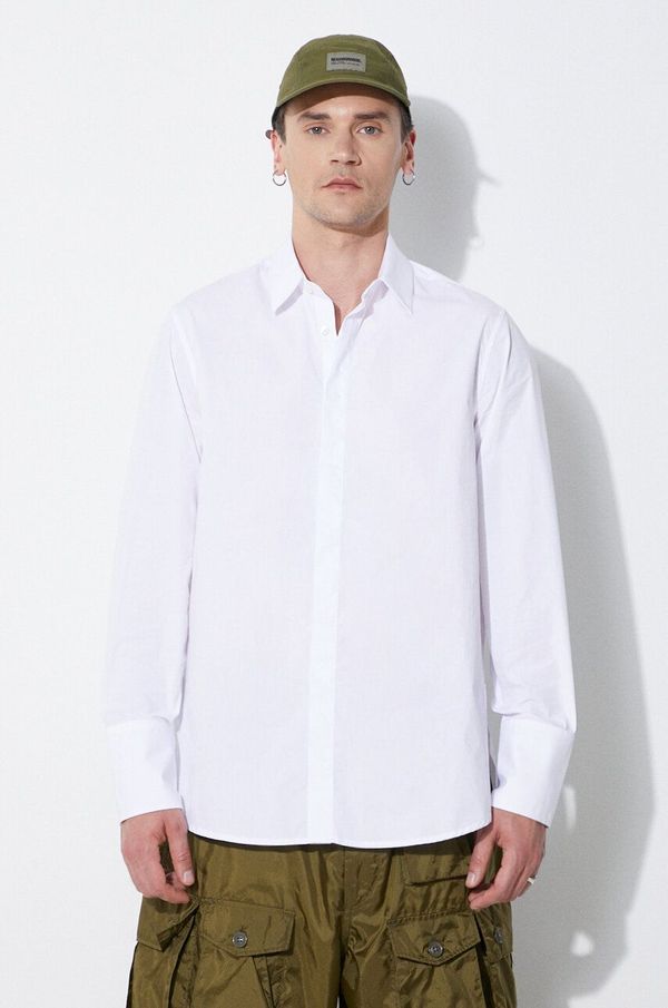 424 Pamučna košulja 424 Shirt Regular Fit za muškarce, boja: bijela, regular, s klasičnim ovratnikom, FF4SMS14AP-T1681.001