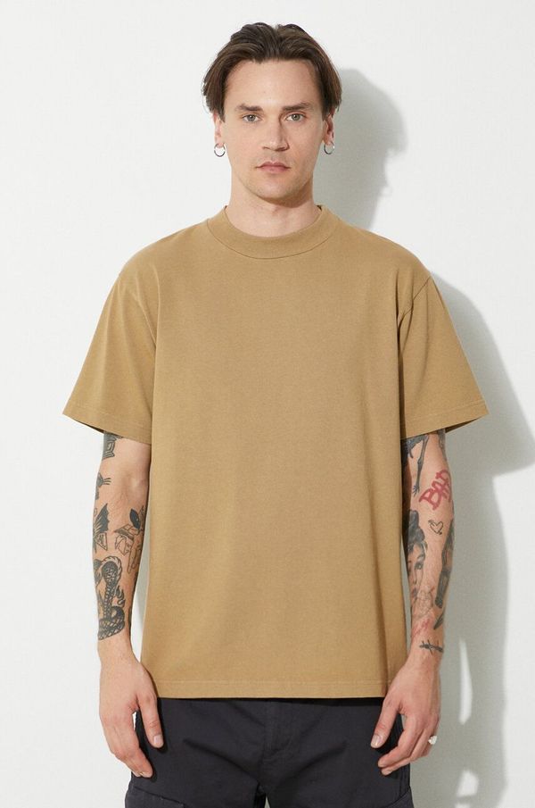 424 Pamučna majica 424 Alias T-Shirt za muškarce, boja: bež, bez uzorka, FF4SMH01AP-JE341.706