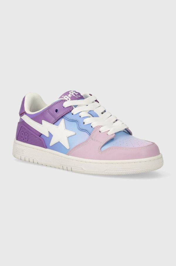 A Bathing Ape Kožne tenisice A Bathing Ape Bape Sk8 Sta #1 M1 boja: ljubičasta, 1J30191023