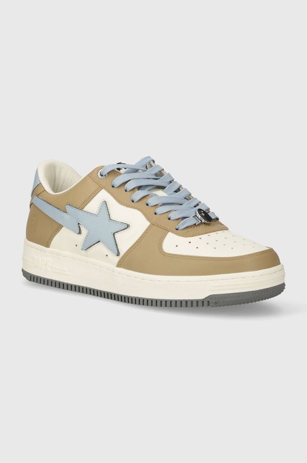 A Bathing Ape Kožne tenisice A Bathing Ape Bape Sta #4 M1 boja: bež, 1J30191011