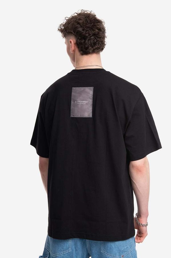 A-COLD-WALL* Pamučna majica A-COLD-WALL* Utilty T-shirt BLACK boja: crna, bez uzorka, ACWMTS117-STONE