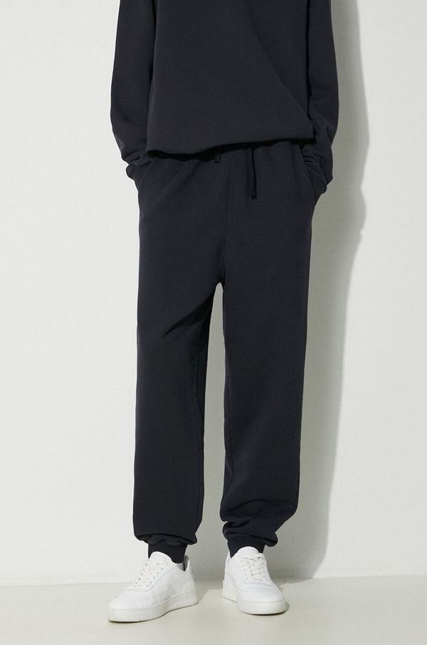 A-COLD-WALL* Pamučni donji dio trenirke A-COLD-WALL* Essential Sweatpant boja: crna, bez uzorka, ACWMB274