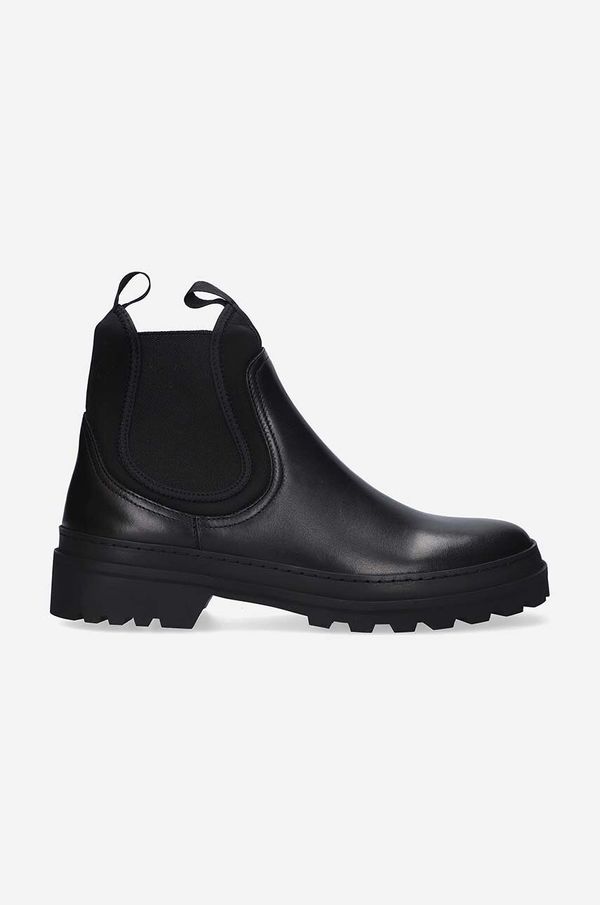 A.P.C. Kožne gležnjače A.P.C. Chelsea Adrien za muškarce, boja: crna, PXBSJ-H54245 BLACK