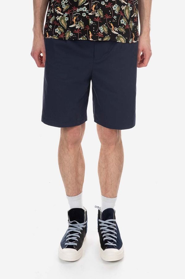 A.P.C. Pamučne kratke hlače A.P.C. Short Terry boja: tamno plava, COGBM-H10129 MARINE