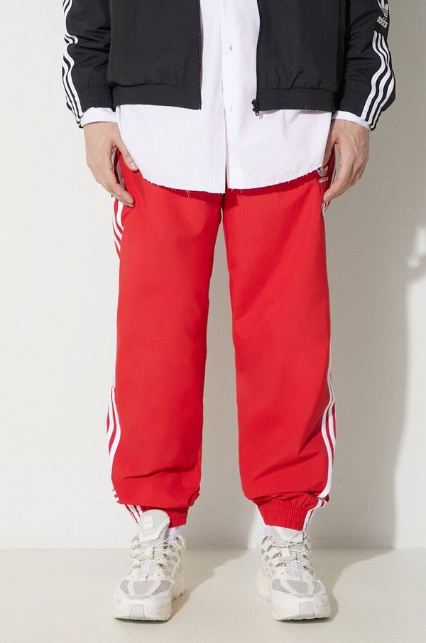 adidas Originals Donji dio trenirke adidas Originals Adicolor Woven Firebird Track Top boja: crvena, s aplikacijom, IT2498