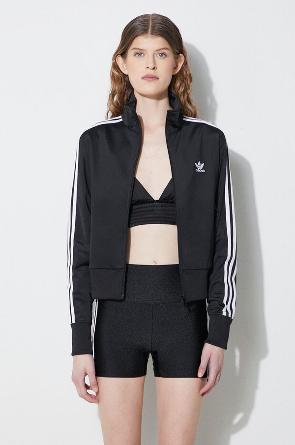 adidas Originals Dukserica adidas Originals Adicolor Classics Firebird za žene, boja: crna, s aplikacijom, IL8764