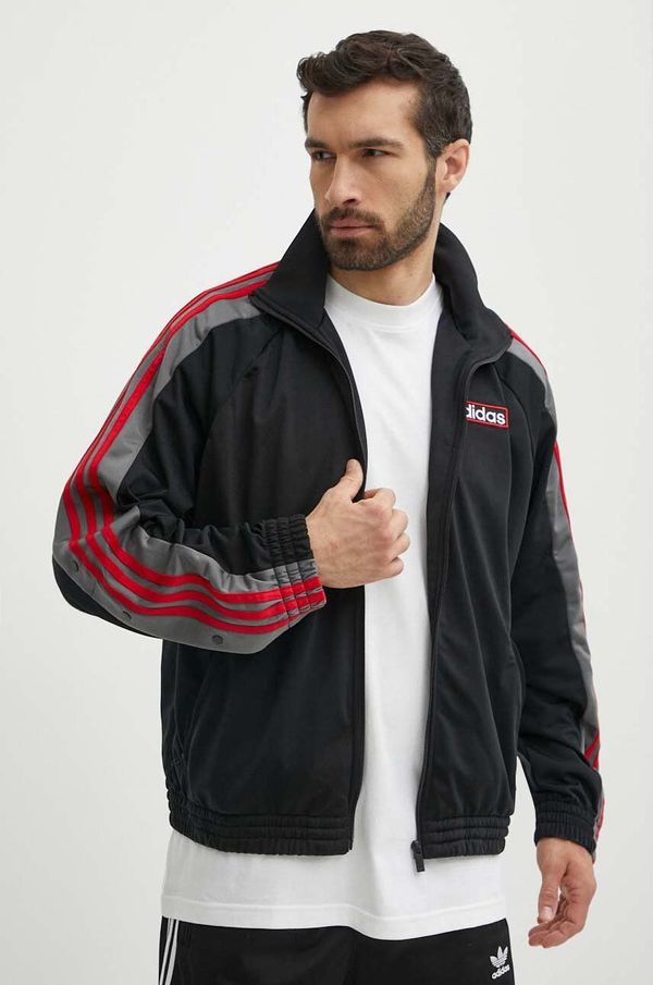adidas Originals Dukserica adidas Originals za muškarce, boja: crna, s uzorkom, IR7990