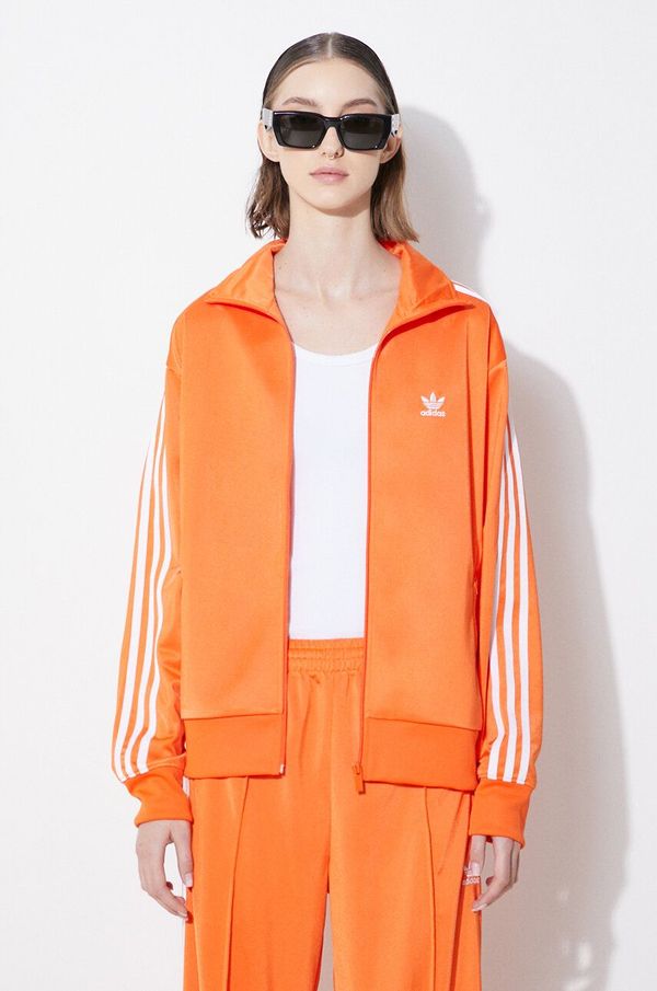 adidas Originals Dukserica adidas Originals za žene, boja: narančasta, s aplikacijom, IP0610