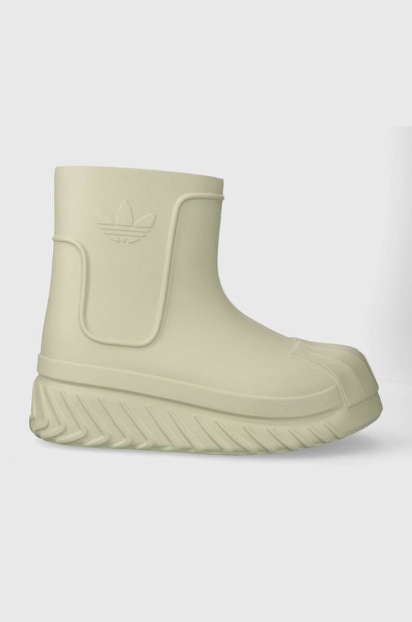 adidas Originals Gumene čizme adidas Originals adiFOM Superstar Boot za žene, boja: zelena, IE0387