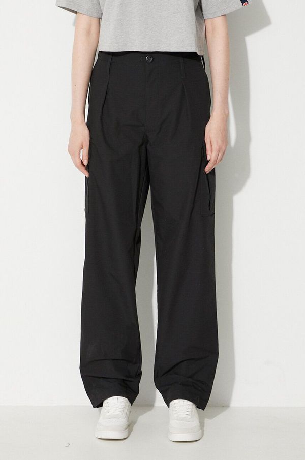 adidas Originals Hlače adidas Cargo Pant za žene, boja: crna, cargo kroj, visoki struk, IA2456-black