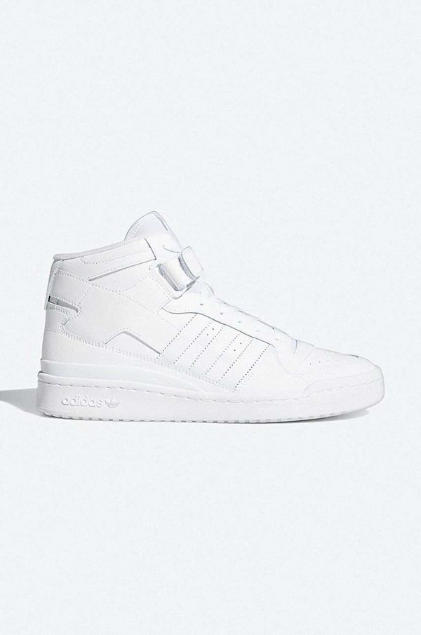 adidas Originals Kožne tenisice adidas Originals Forum Mid boja: bijela, FY4975-white