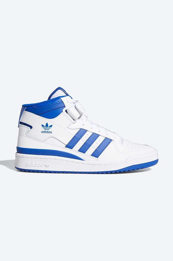 adidas Originals Kožne tenisice adidas Originals Forum Mid boja: bijela, FY4976-white