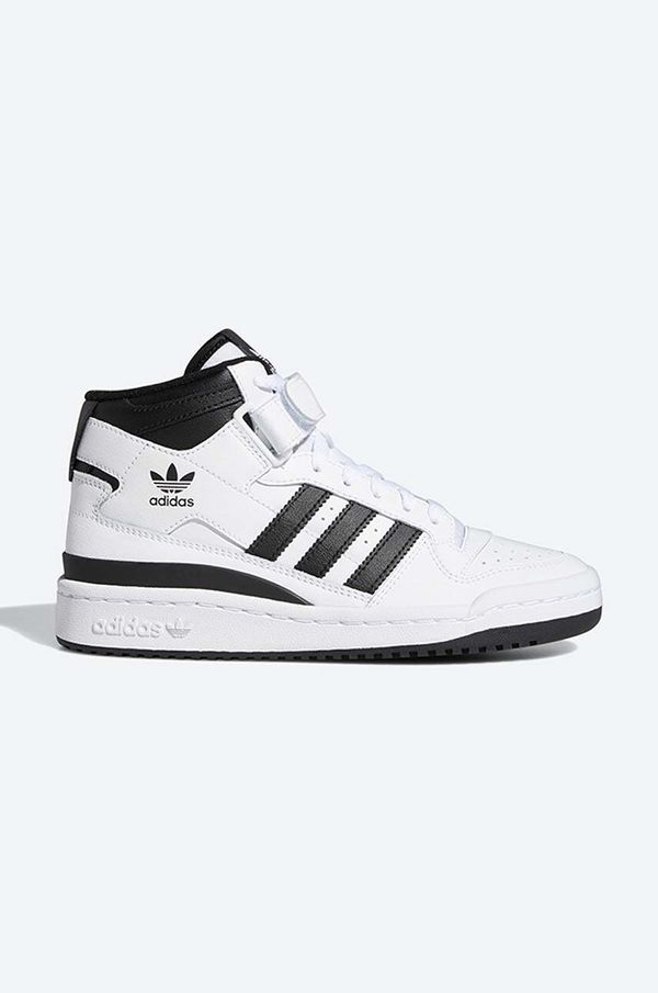 adidas Originals Kožne tenisice adidas Originals Forum Mid J boja: bijela, FZ2083-white