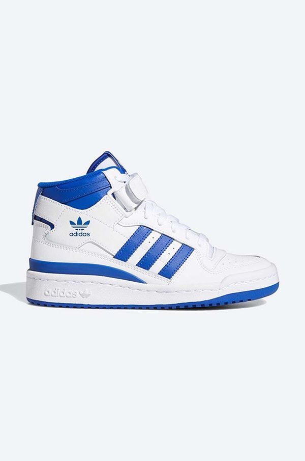 adidas Originals Kožne tenisice adidas Originals Forum Mid J boja: bijela, FZ2085-white