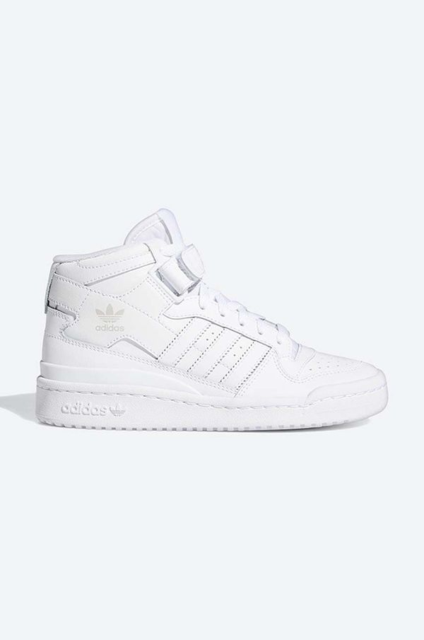 adidas Originals Kožne tenisice adidas Originals Forum Mid J boja: bijela, FZ2086-white