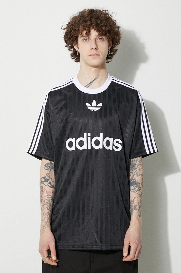 adidas Originals Majica kratkih rukava adidas Originals Adicolor za muškarce, boja: crna, s tiskom
