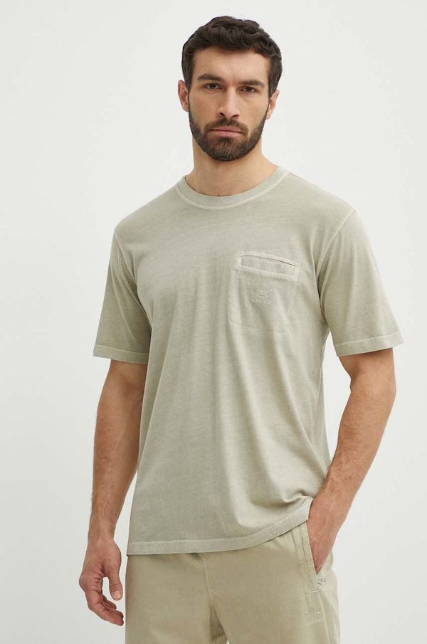 adidas Originals Pamučna majica adidas Originals za muškarce, boja: bež, bez uzorka, IS1763