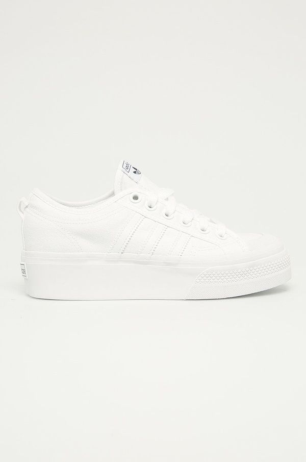 adidas Originals Tenisice adidas Originals Nizza Platform za žene, boja: bijela