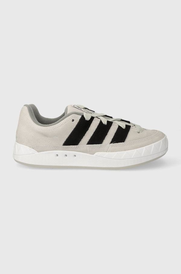 adidas Originals Tenisice od brušene kože adidas Originals Adimatic boja: siva, ID8266