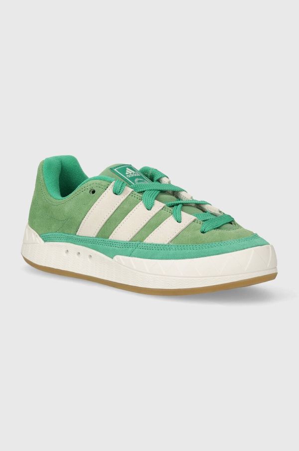 adidas Originals Tenisice od brušene kože adidas Originals Adimatic boja: zelena, ID8267