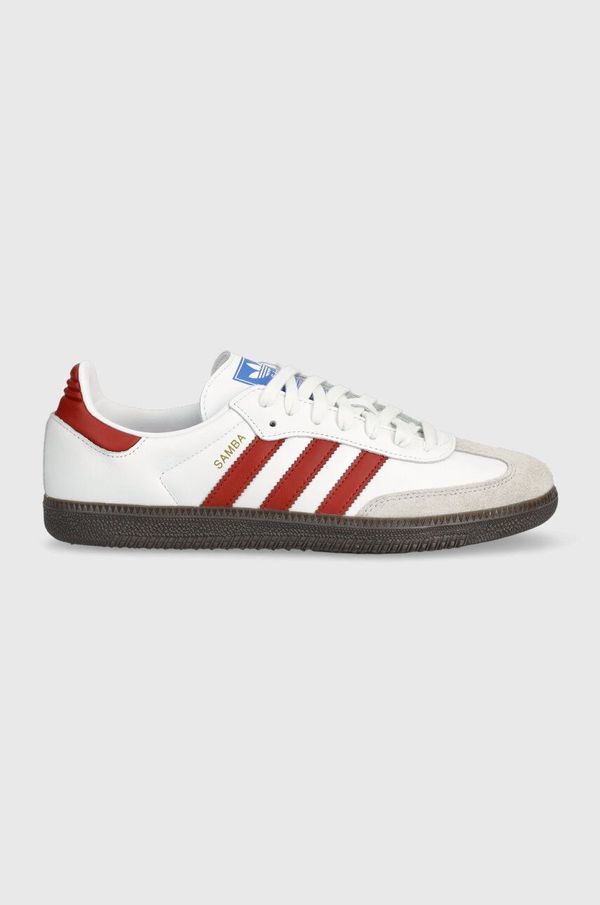 adidas Originals Tenisice od brušene kože adidas Originals Samba OG boja: bijela, IG1025