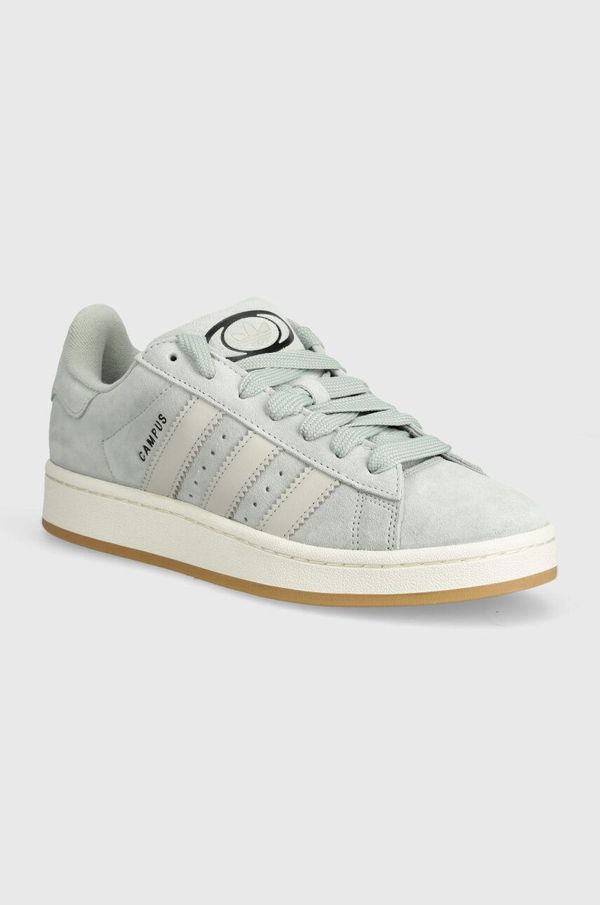 adidas Originals Tenisice od nubuk kože adidas Originals Campus 00s boja: srebrna, ID8269