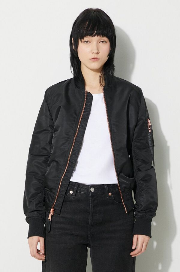 Alpha Industries Bomber jakna Alpha Industries MA-1 VF LW za žene, boja: crna, za prijelazno razdoblje, 156001.209-black
