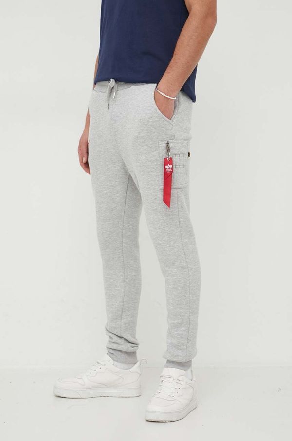 Alpha Industries Donji dio trenirke Alpha Industries NASA Cargo Sweat Jogger NASA Cargo Sweat Jogger boja: siva, 118369.17-grey 118369.17