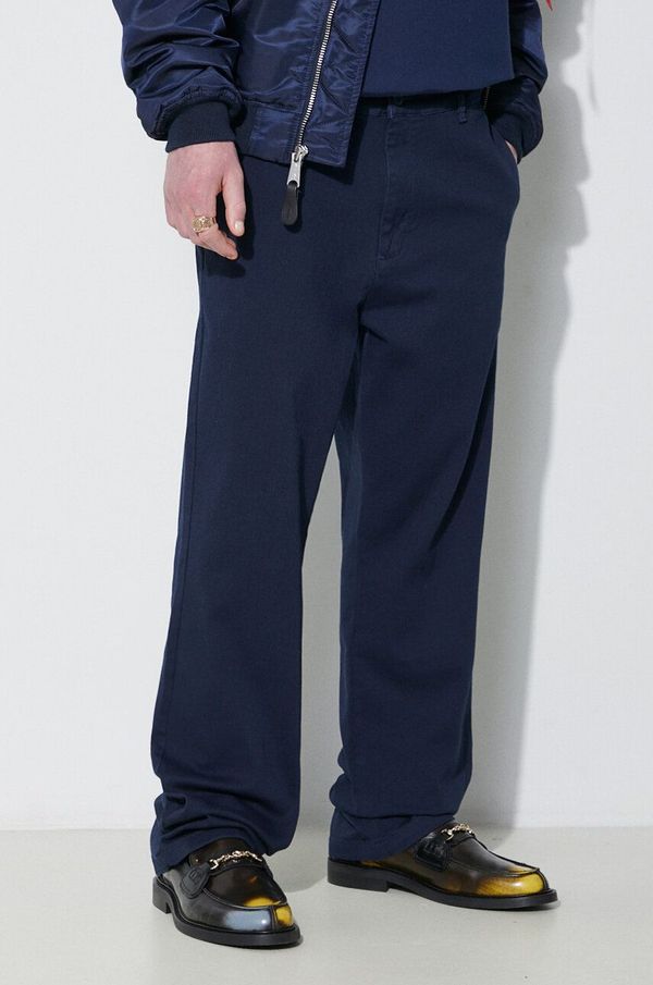 Alpha Industries Hlače Alpha Industries Chino za muškarce, boja: tamno plava, chinos kroj, 146203
