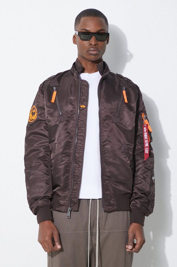 Alpha Industries Jakna Alpha Industries Falcon II za muškarce, boja: smeđa, za prijelazno razdoblje, 156109
