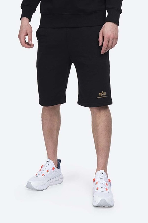 Alpha Industries Kratke hlače Alpha Industries Basic za muškarce, boja: crna, 116363FP.583-black