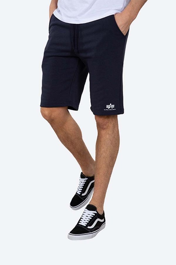 Alpha Industries Kratke hlače Alpha Industries Basic za muškarce, boja: tamno plava, 116363.07-navy
