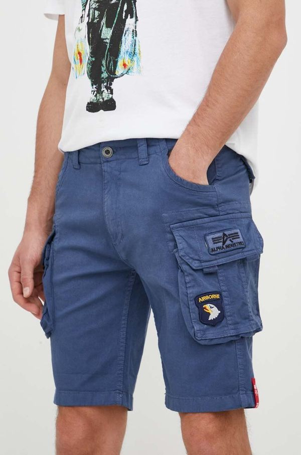 Alpha Industries Kratke hlače Alpha Industries za muškarce, 186209.435-NewNavy
