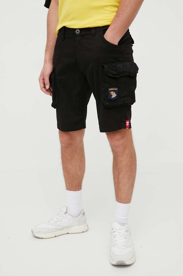 Alpha Industries Kratke hlače Alpha Industries za muškarce, boja: crna, 186209.03-Black
