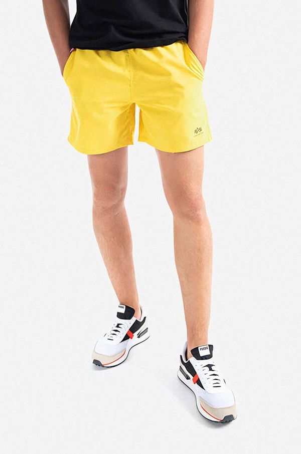 Alpha Industries Kratke hlače za kupanje Alpha Industries boja: žuta, 196930.465-yellow