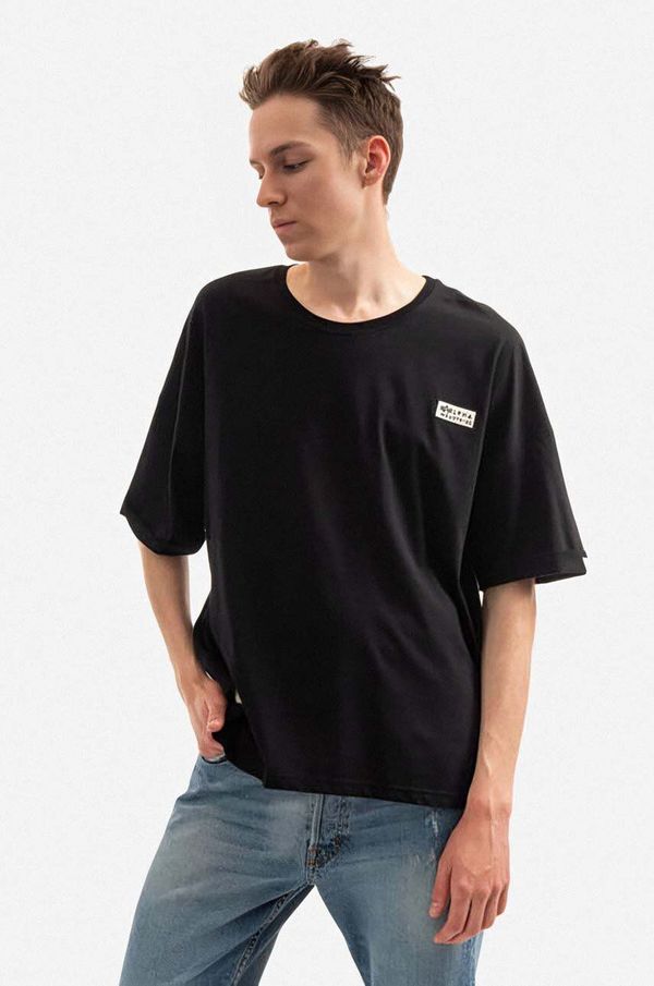 Alpha Industries Pamučna majica Alpha Industries boja: crna, glatki model, 118532.649-black