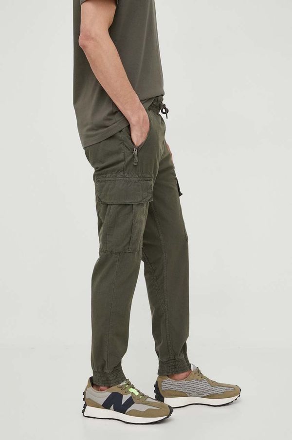 Alpha Industries Pamučne hlače Alpha Industries boja: siva, 116201.136-GreyBlack
