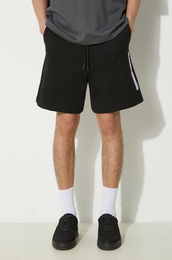 Alpha Industries Pamučne kratke hlače Alpha Industries Flock Logo boja: crna, 146366
