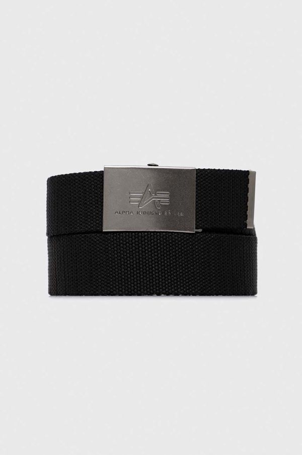 Alpha Industries Remen Alpha Industries boja: crna