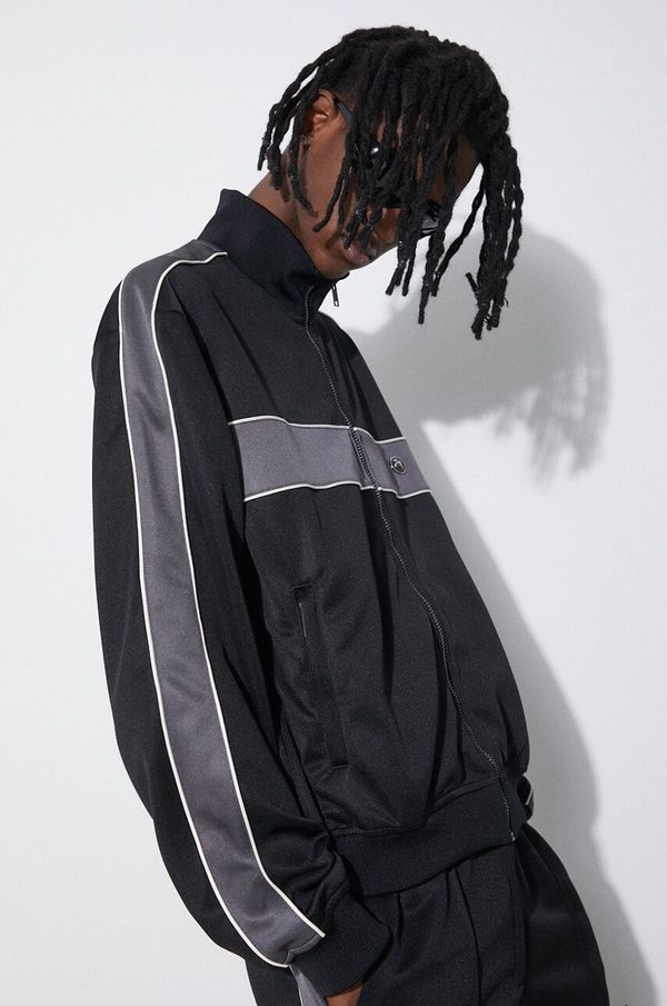 Ambush Dukserica AMBUSH Track Jacket Tap za muškarce, boja: crna, s uzorkom, BMBD003S24JER