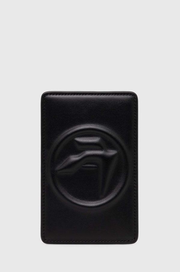 Ambush Kožni etui za kartice AMBUSH Amblem Card Case boja: crna, BMND009S24LEA