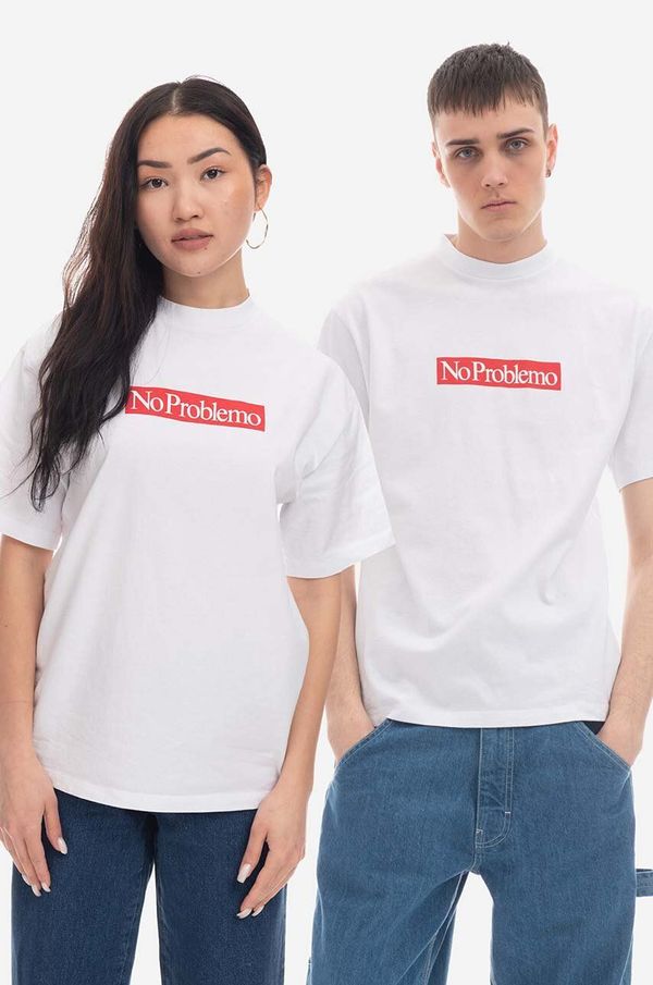 Aries Pamučna majica Aries boja: bijela, Aries Problemo Supremo SS Tee, AR60003-WHITE