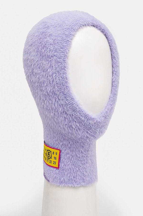 MM6 Maison Margiela Balaklava MM6 Maison Margiela boja: ljubičasta, S62TC0042.M13073