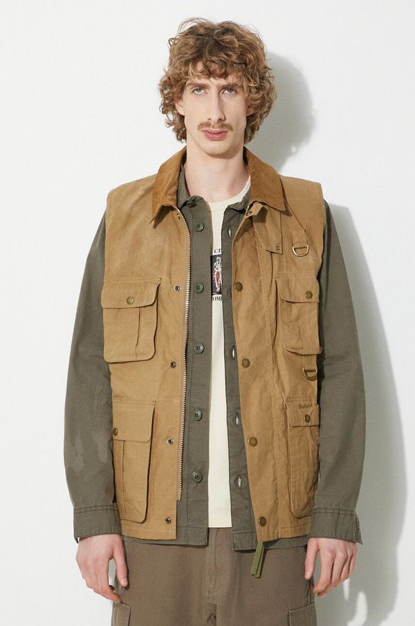 Barbour Prsluk Barbour Modified Transport Vest za muškarce, boja: bež, za prijelazno razdoblje, MGI0246