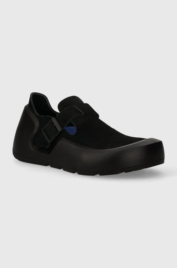 Birkenstock Cipele od brušene kože Birkenstock Reykjavik za žene, boja: crna, ravni potplat, 1027520