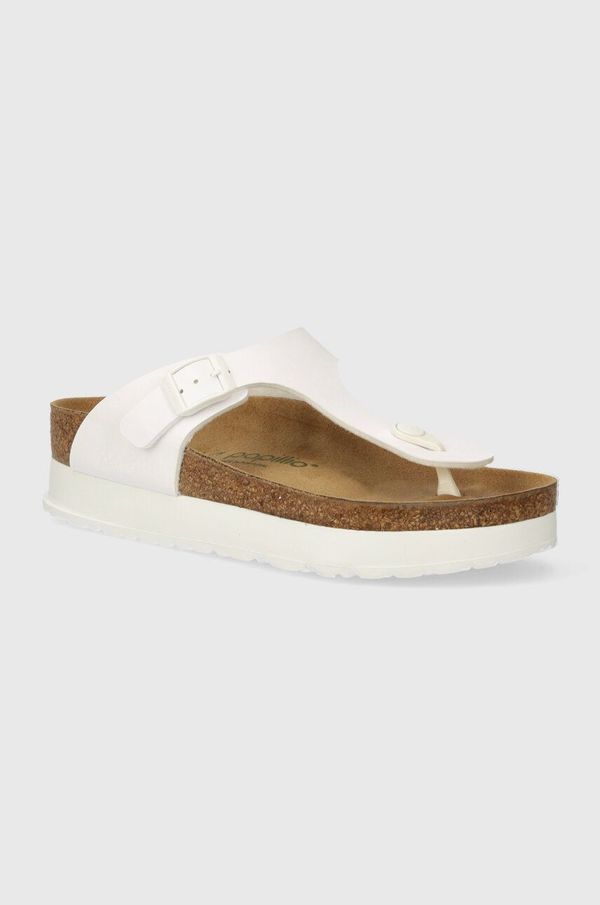 Birkenstock Japanke Birkenstock BIRKENSTOCK X PAPILLIO Gizeh Platform Flex za žene, boja: bijela, s platformom, 1027396
