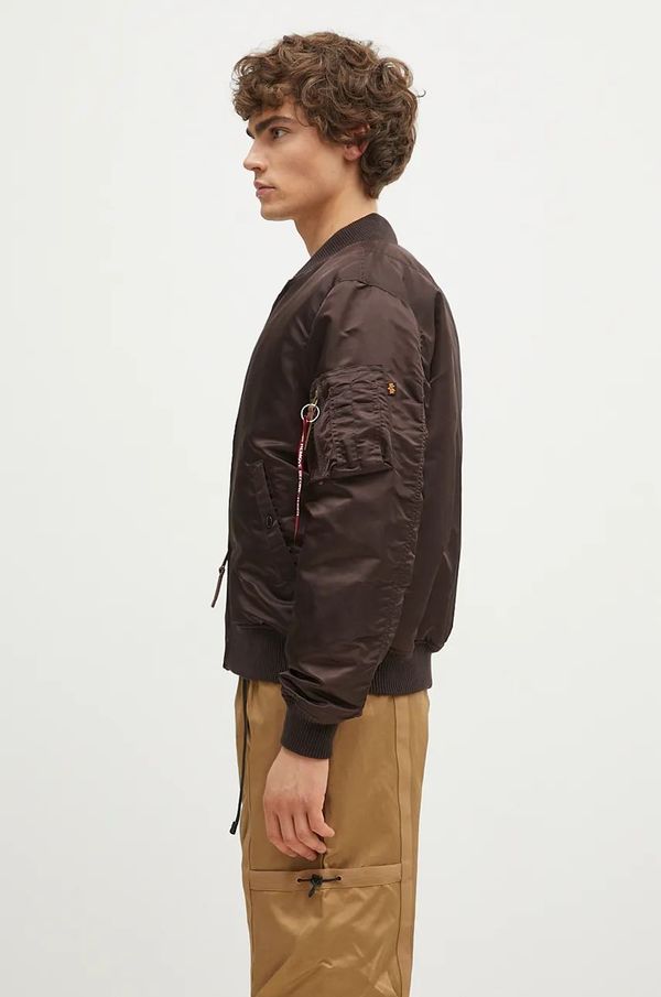 Alpha Industries Bomber jakna Alpha Industries MA-1 VF 59 za muškarce, boja: smeđa, za prijelazno razdoblje, 191118