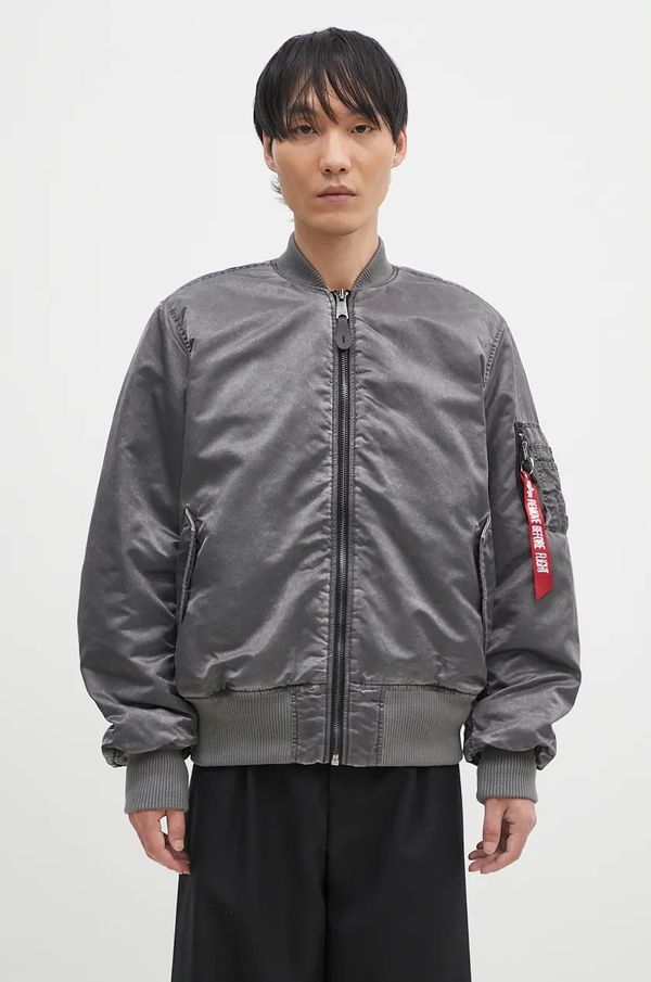 Alpha Industries Bomber jakna Alpha Industries MA-1 Vintage za muškarce, boja: siva, za prijelazno razdoblje, oversize, 148127